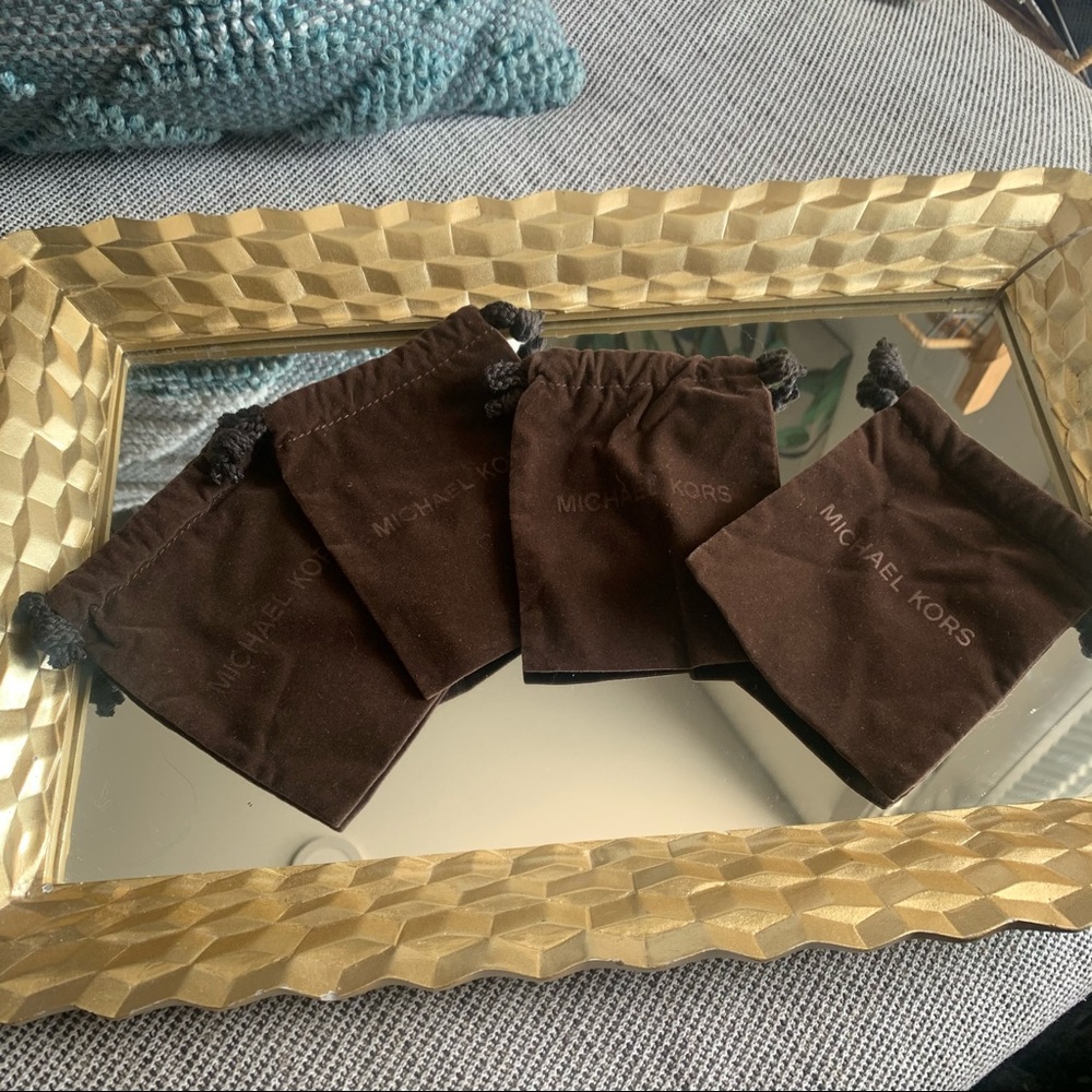 Michael Kors Velvet Drawstring Jewelry Bags